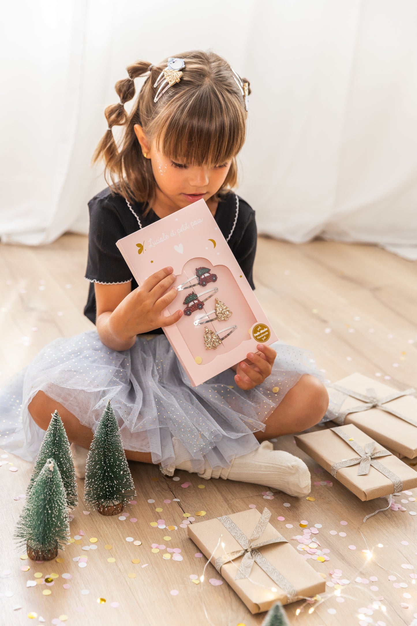 Barrettes Xmas Drive (paire)