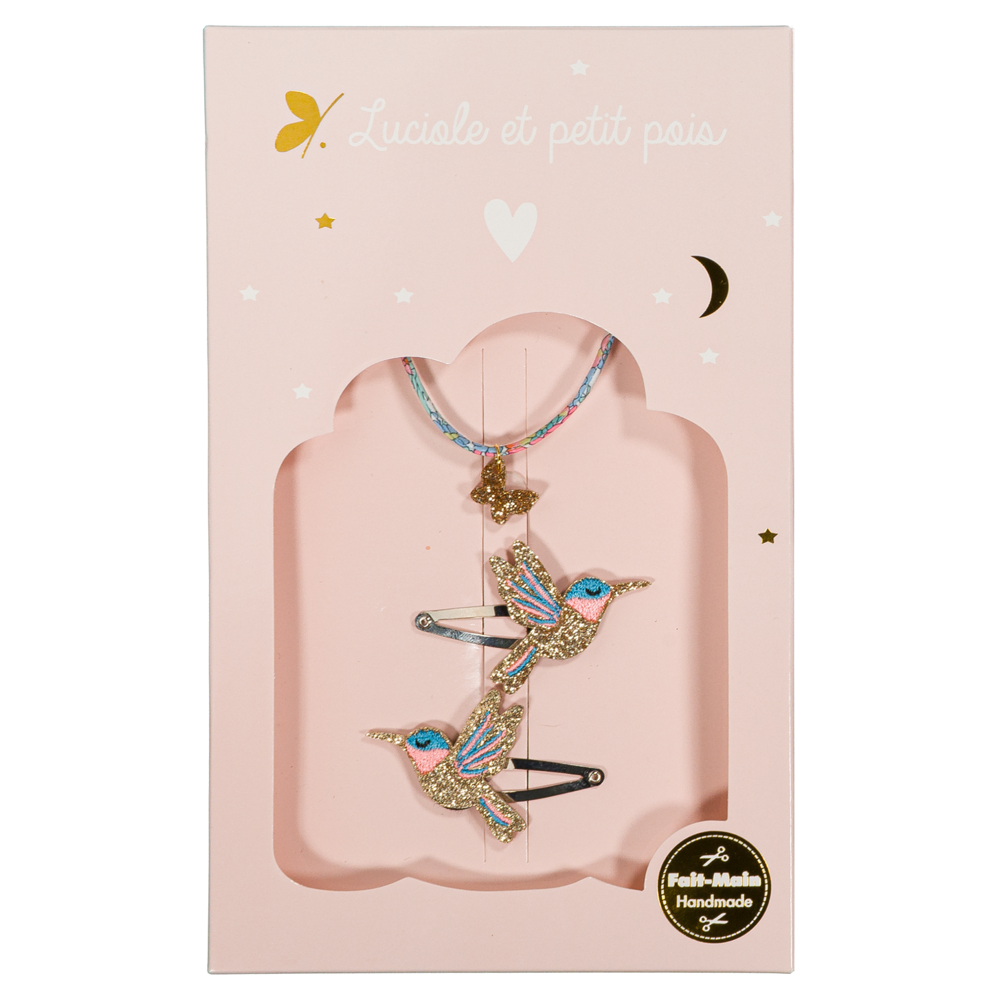 Coffret Paradis - Barrettes Sunny & Bracelet Vahiné (papillon)
