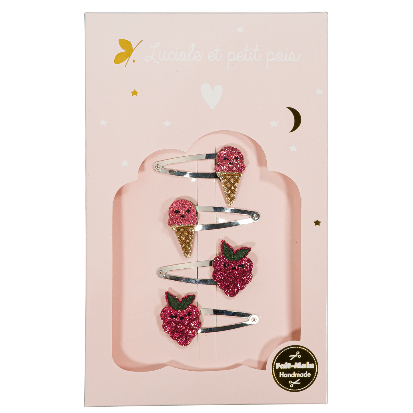 Coffret Blush - Barrettes Berry & Ice cream framboise