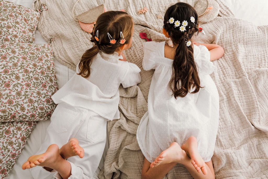 Barrettes marguerites (paire)