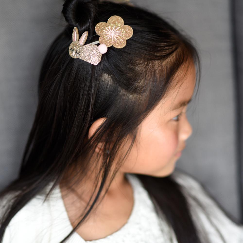 Barrette lapin - Glitter or