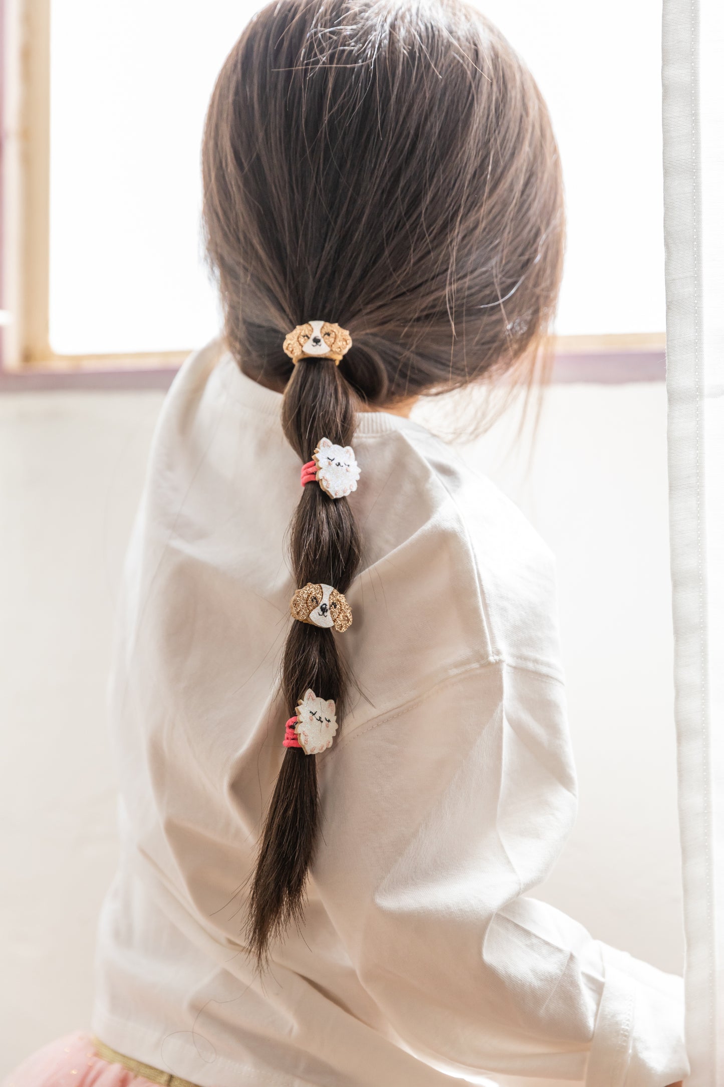 Elastiques mini - Teddy (paire)