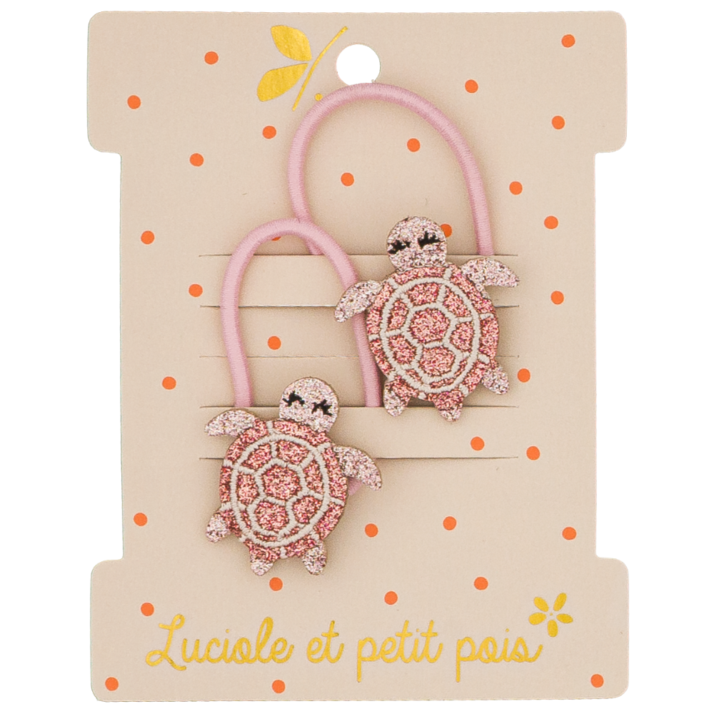 Élastiques mini - Lulu la tortue (paire)
