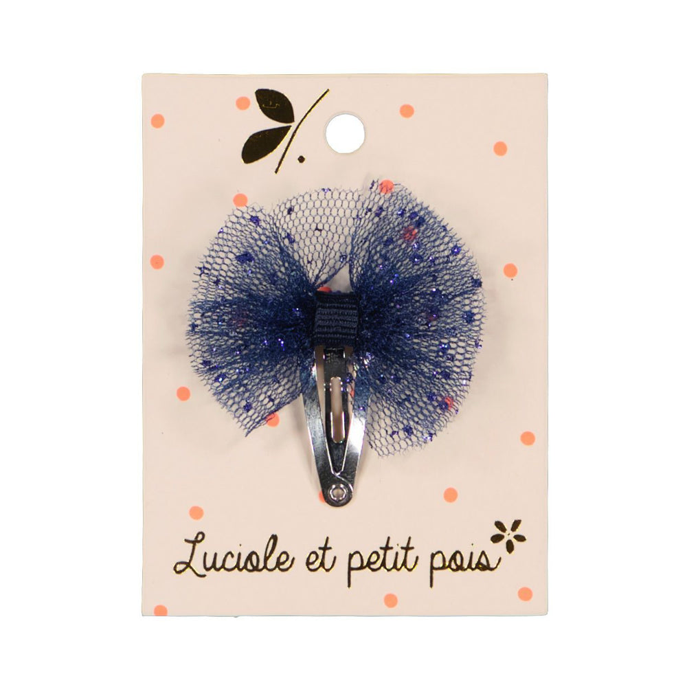 Barrette mini tutu - Bleu nuit