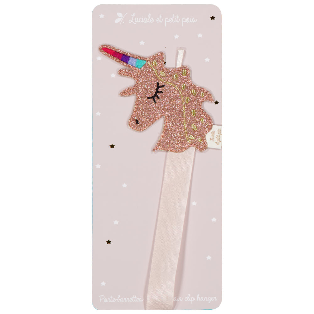 Porte-barrettes mural - Licorne