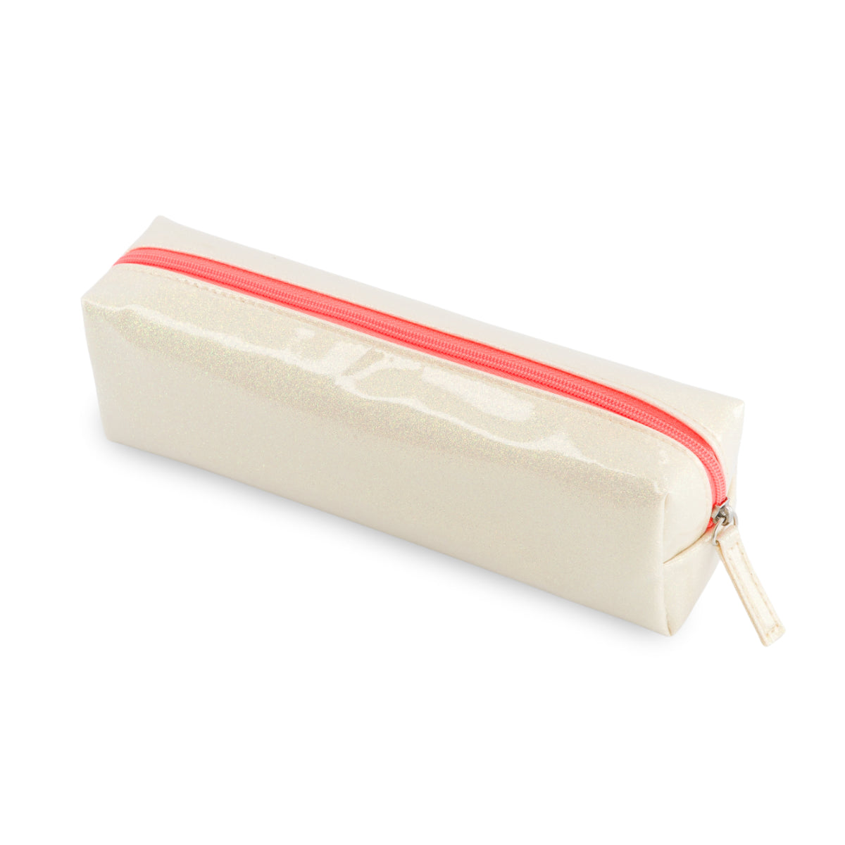 Trousse - Crème/Orange fluo