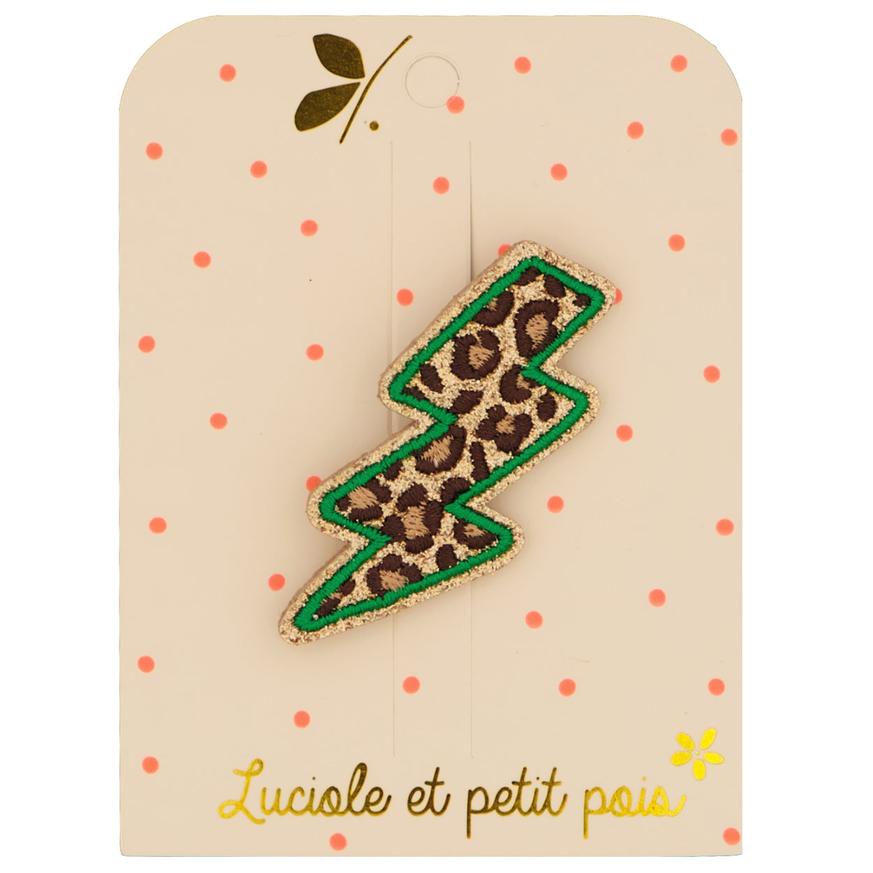 Broche éclair léo | Luciole et petit pois