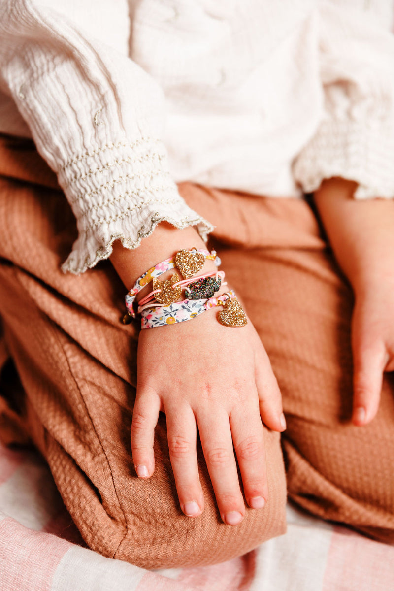 Bracelet Liberty - Betsy fluo thé (étoile or)