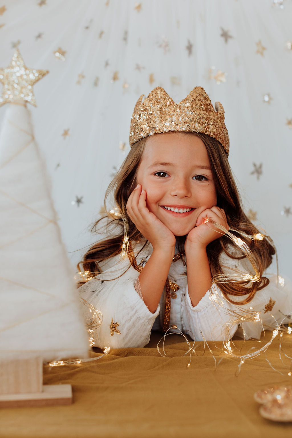 Couronne - sequins or