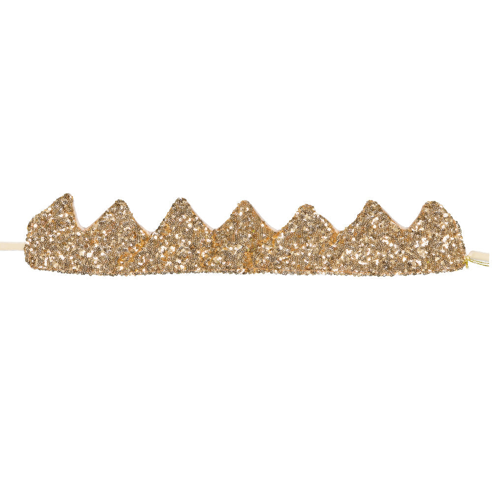 Une Couronne de princesse en sequins or - Déplié | Luciole et petit pois