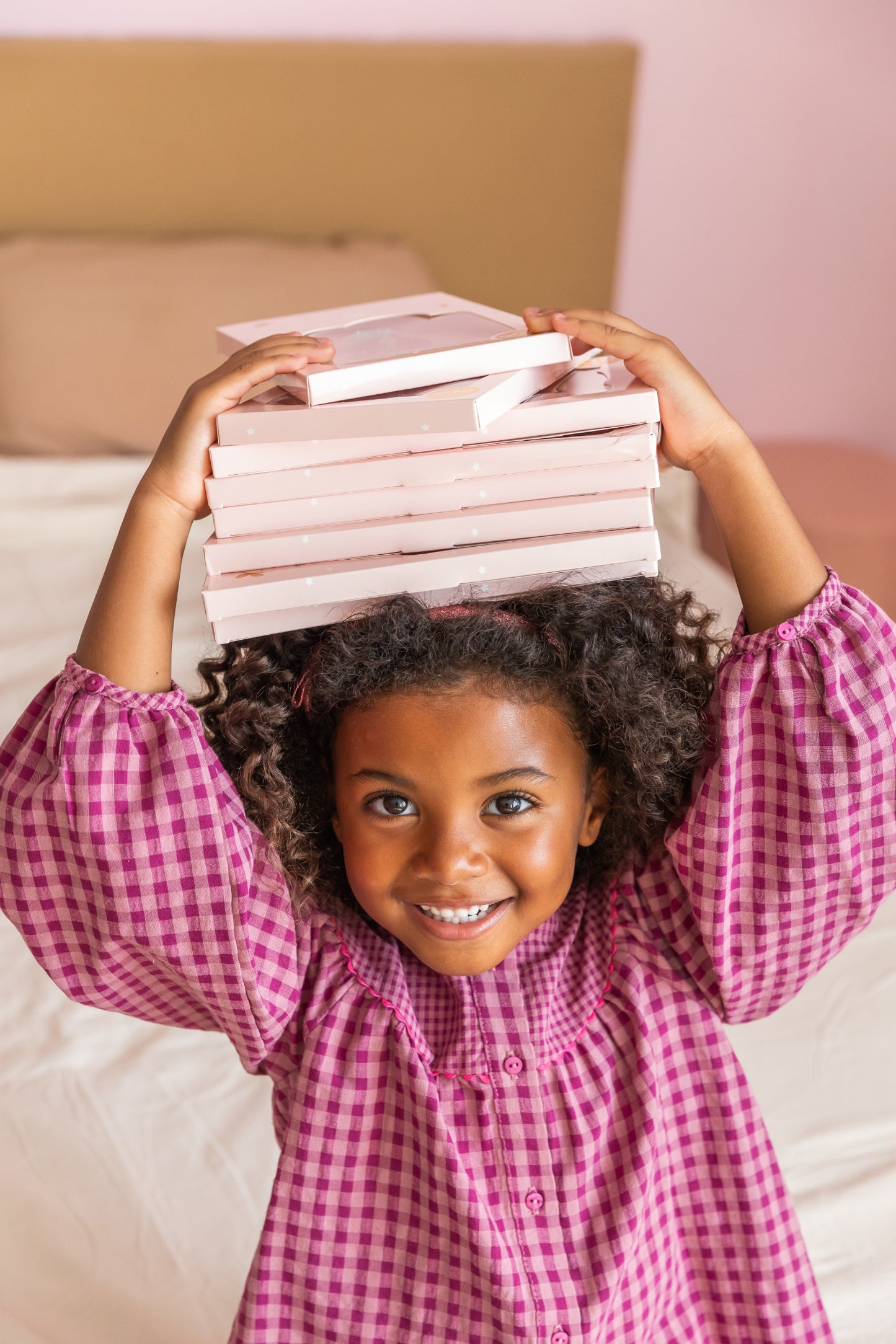 Coffret Winter Wonderland - Barrettes pingouins & Sapins crème multi