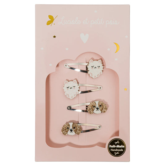 Cats &amp; Dogs Box Set - Persian Cats &amp; Teddy Hair Clips
