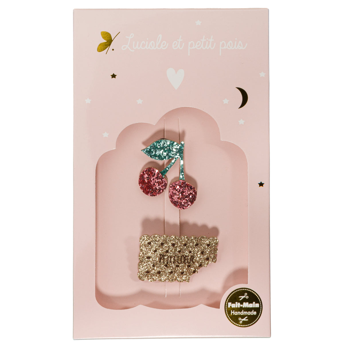 Coffret Cherry & Cookie - Broche Cerise & Cookie