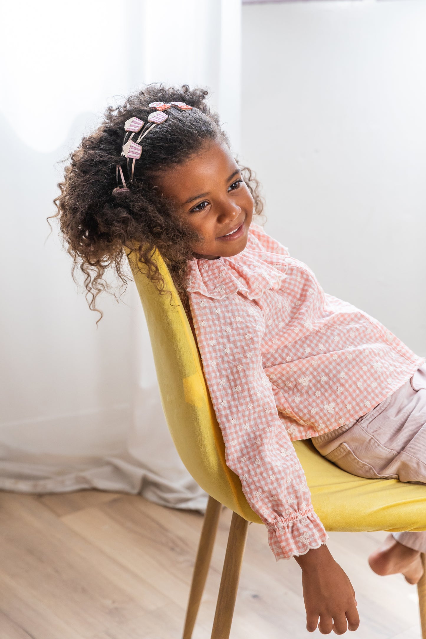 Barrettes popcorn (paire)