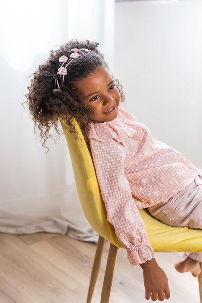 Barrettes popcorn (paire)