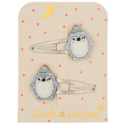 Barrettes pingouins (paire)