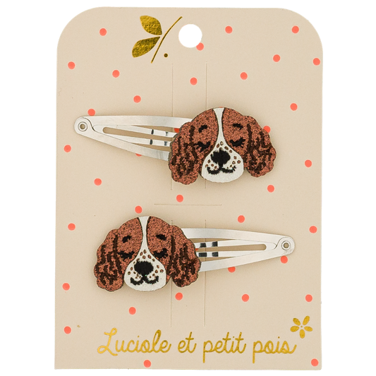 Barrettes Alba le springer (paire)
