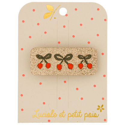 Cherry Twist Hair Clip