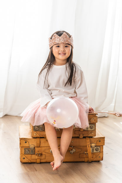 Jupe tutu - Rose pois or