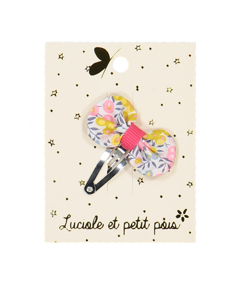 Barrette mini pétale - Liberty Wiltshire lemon curd