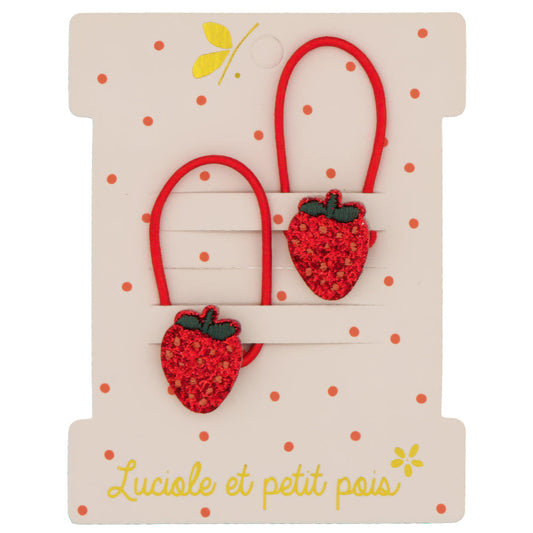 Mini elastici fragola (paio)