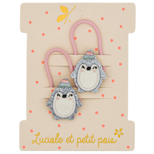 Elastiques mini - Pingouins (paire)