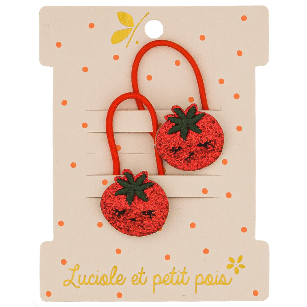 Élastiques mini - Tomi la tomate (paire)