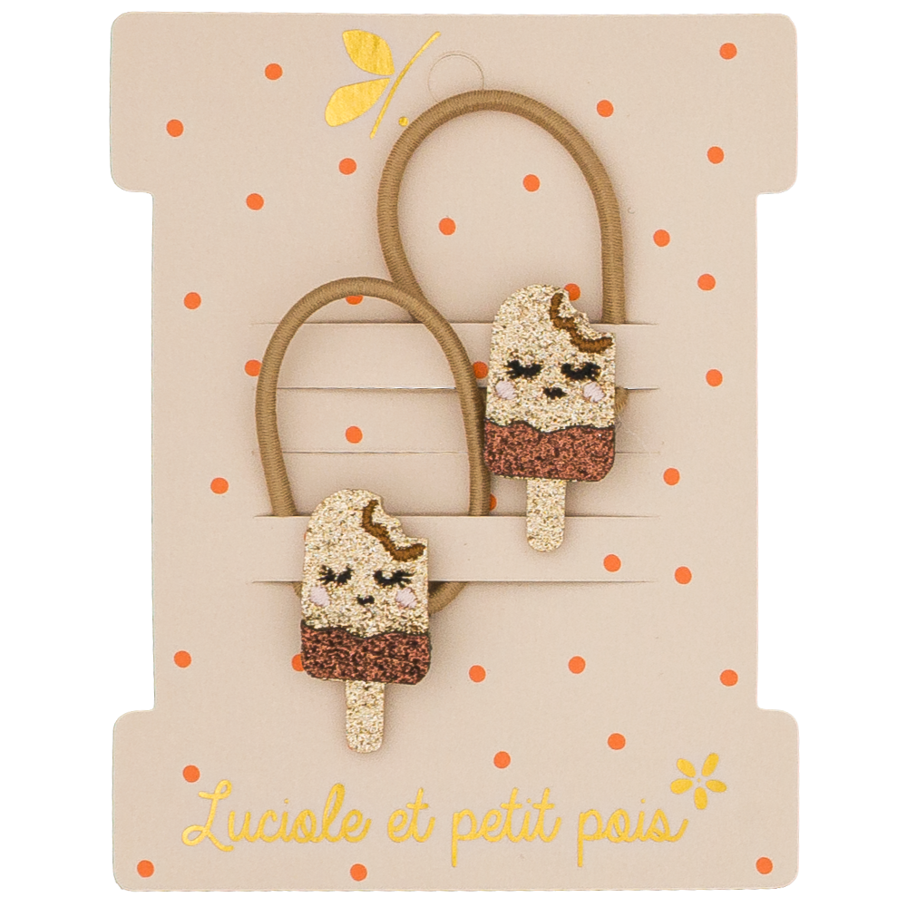 Élastiques mini - Ice cream choco (paire)