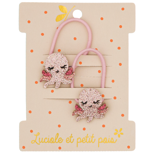 Élastiques mini - Otty la pieuvre (paire)