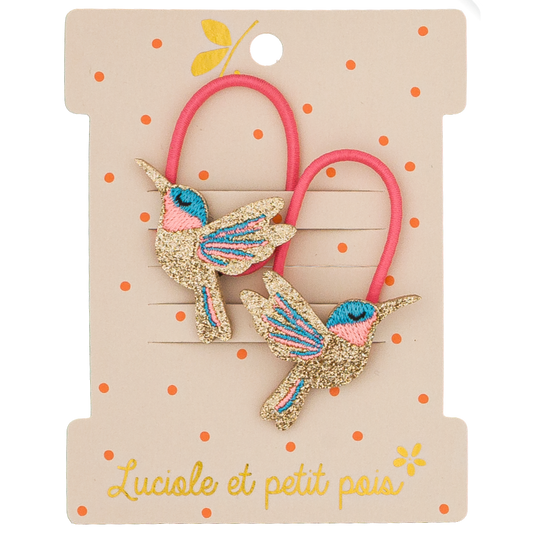 Élastiques mini - Sunny le colibri (paire)