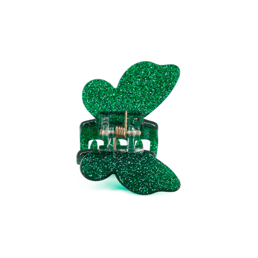 Mini clip - Green butterfly