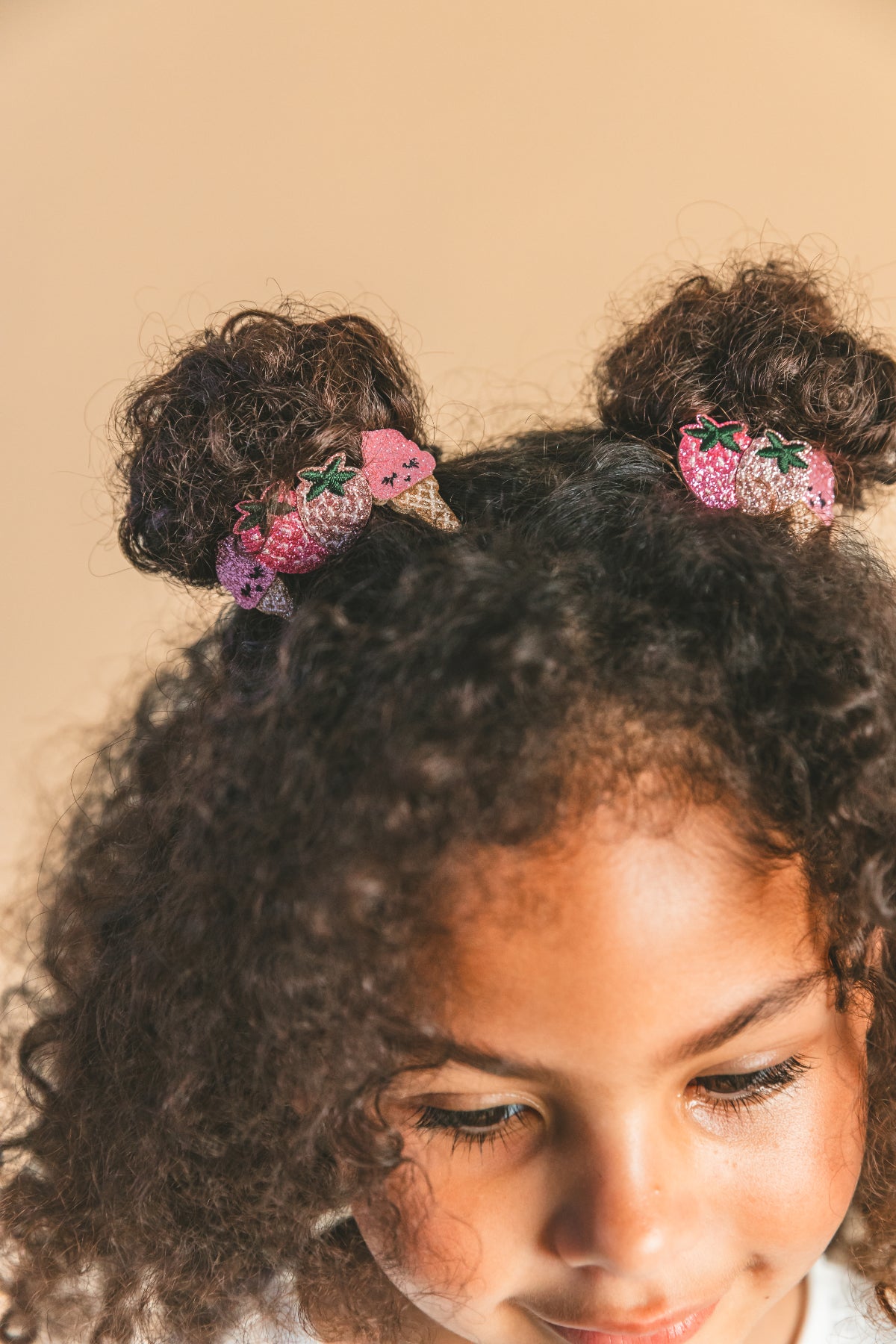 Élastiques mini - Strawbie les fraises (paire)