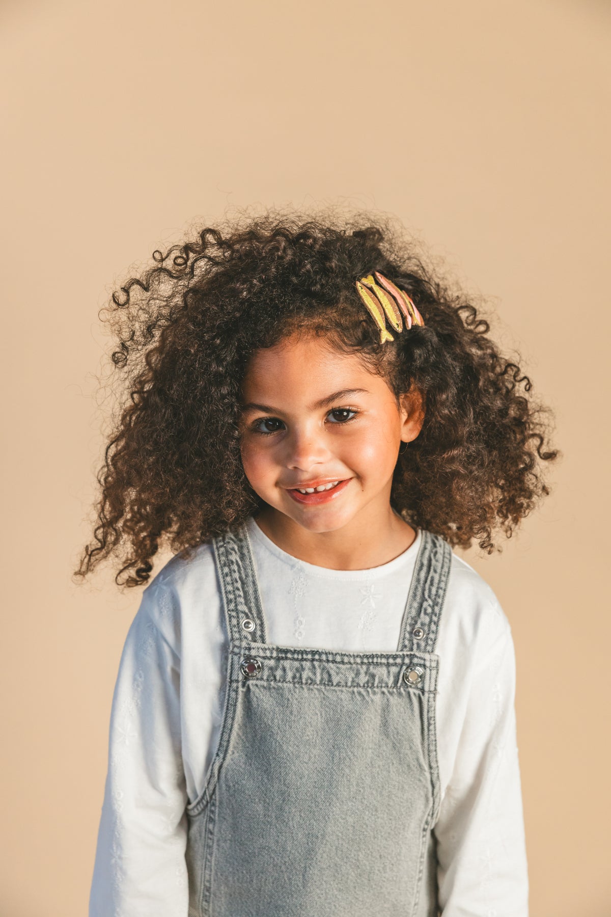 Barrettes Fishy le poisson jaune (paire)