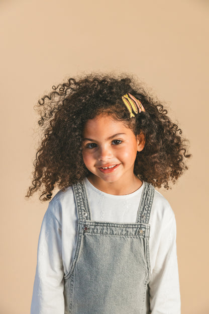 Barrettes Fishy le poisson jaune (paire)