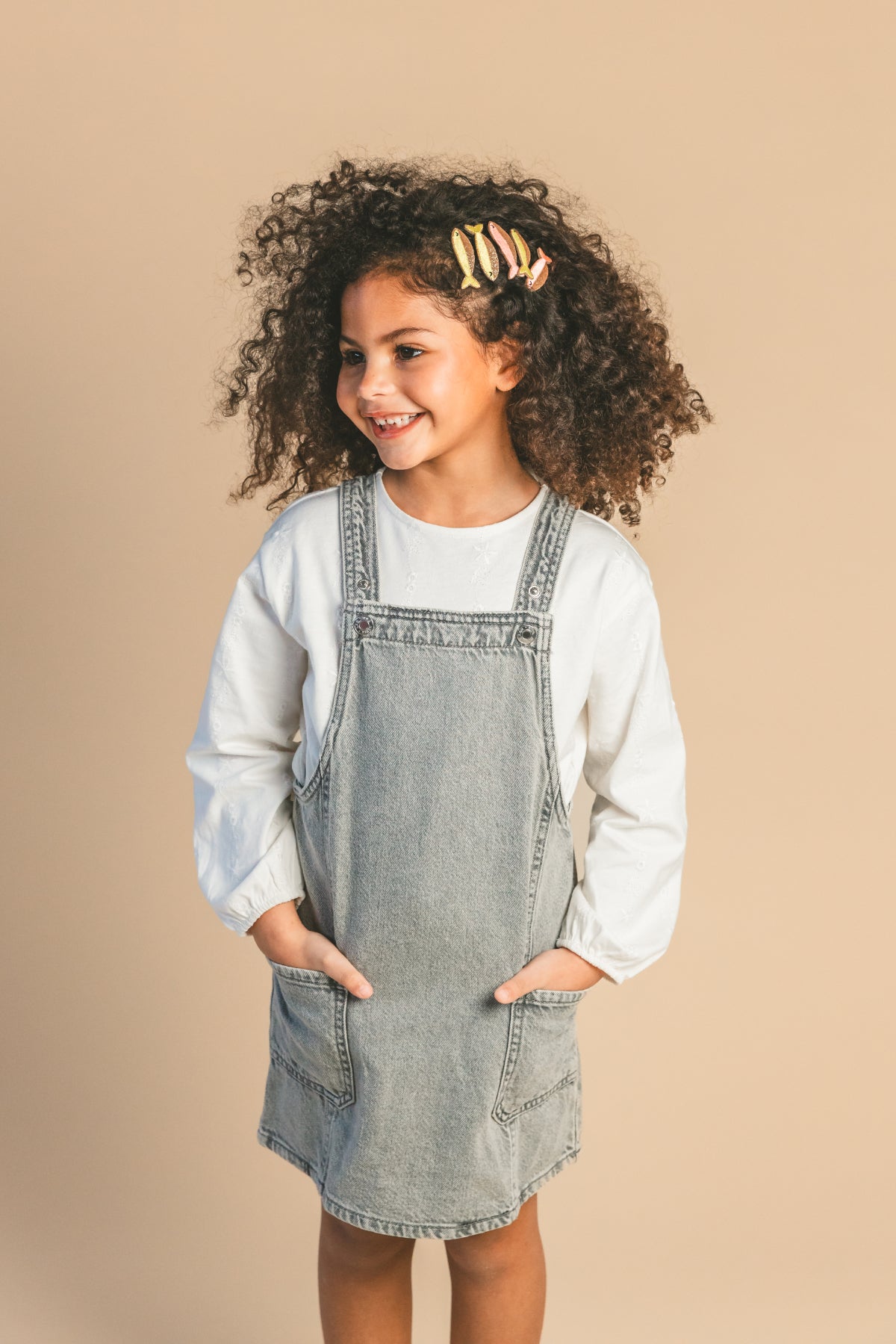 Barrettes Fishy le poisson rose (paire)