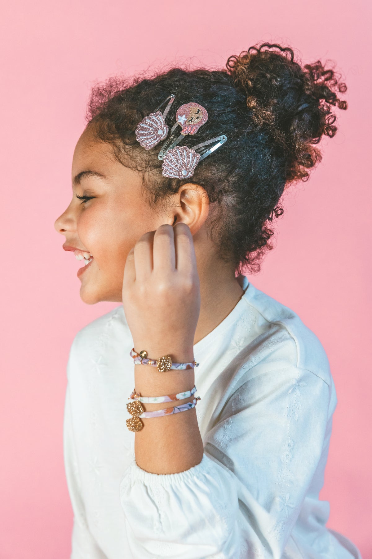 Barrettes Pearly la sirène (paire)