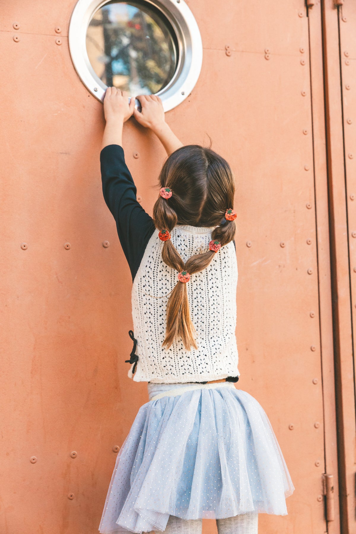 Élastiques mini - Tomi la tomate (paire)