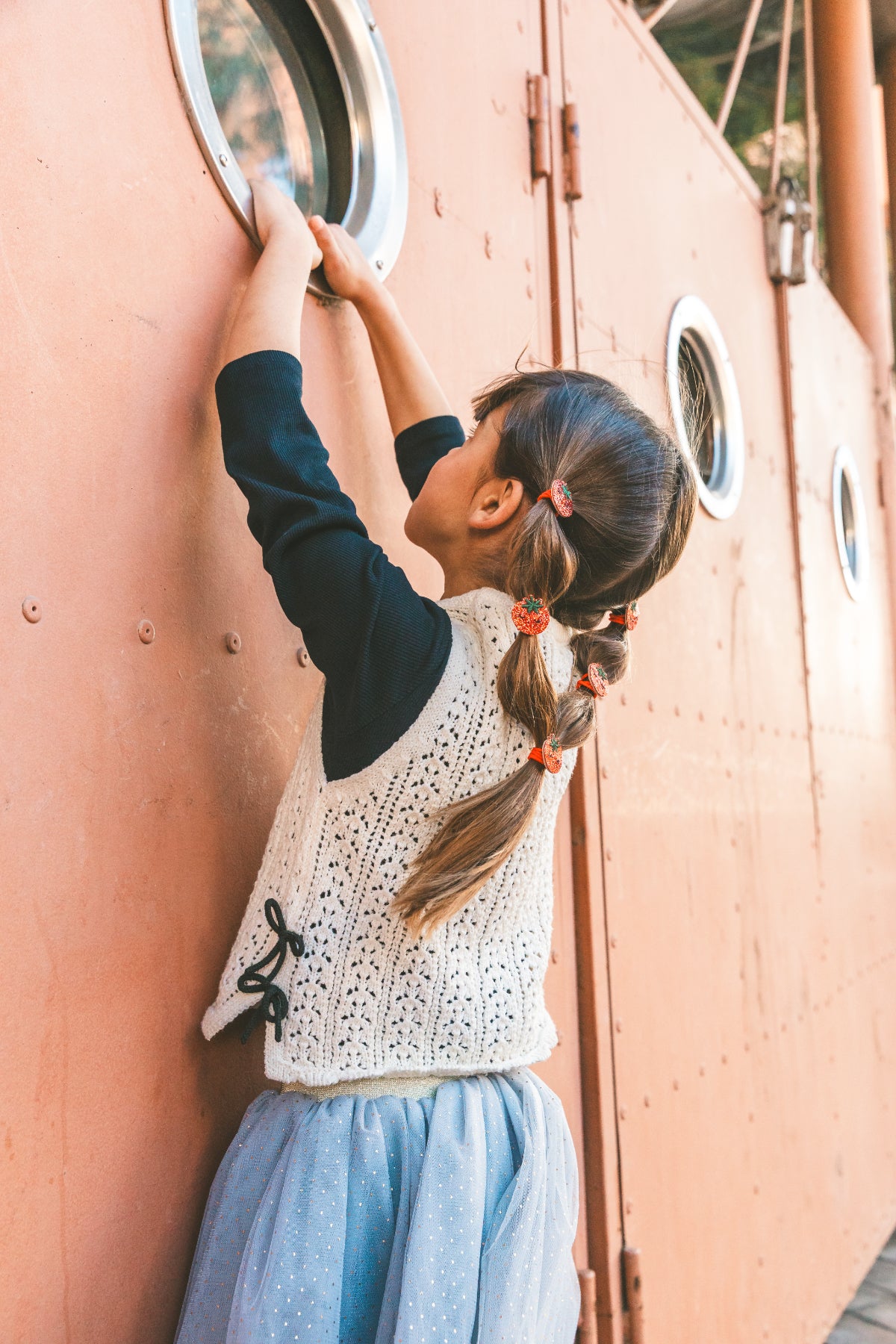Élastiques mini - Tomi la tomate (paire)
