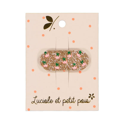 Barrette cerises - Rose