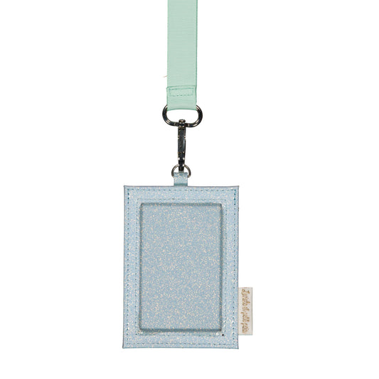Porte-carte à cordon - Bleu ciel