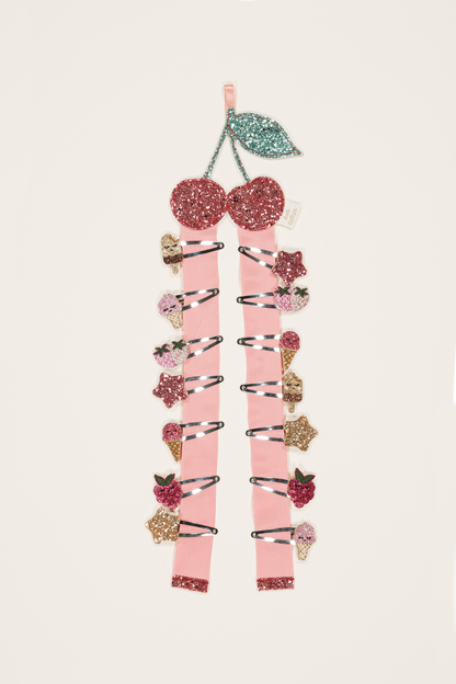 Barrettes Bubble star - Or (paire)