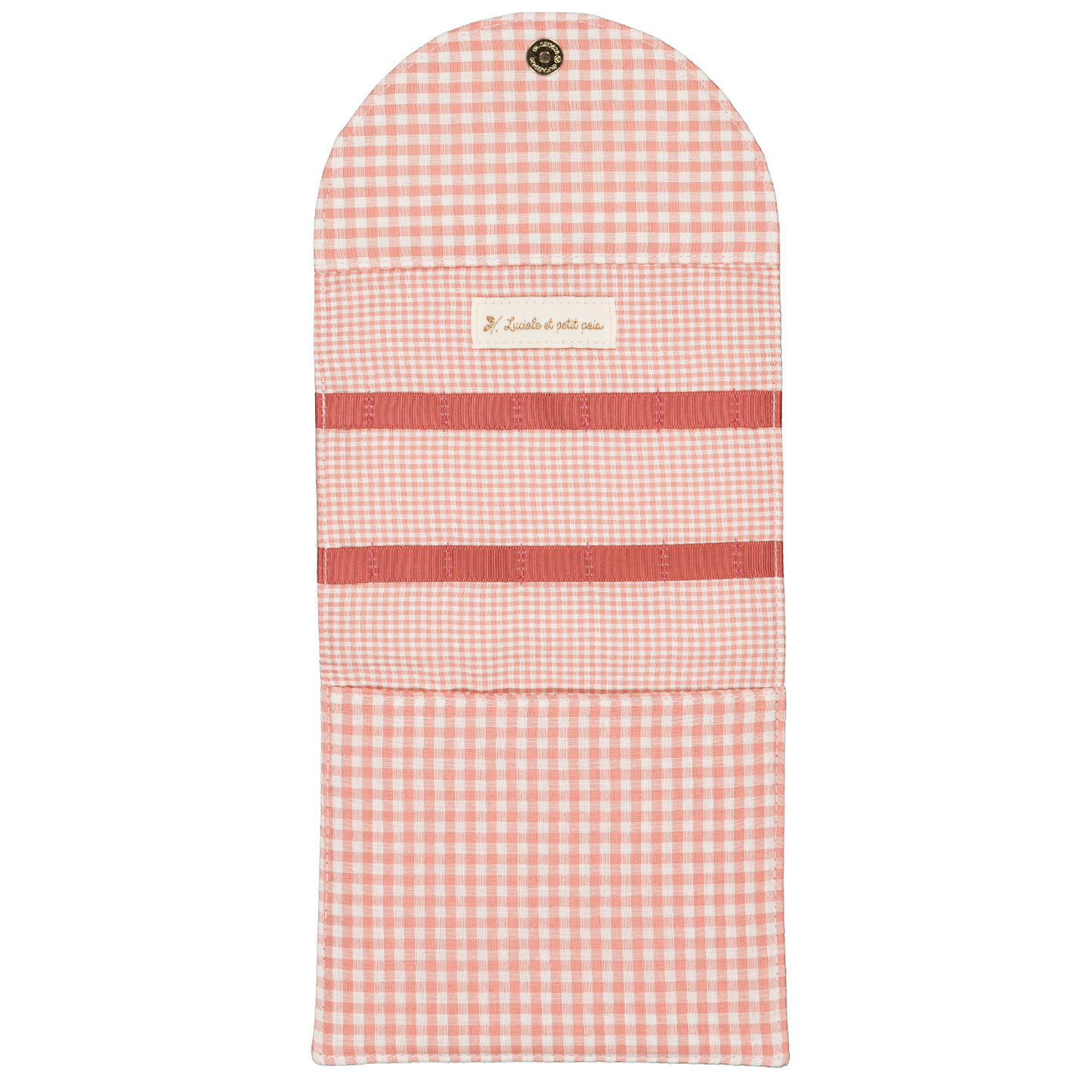 Pochette porte-barrettes - Cerise