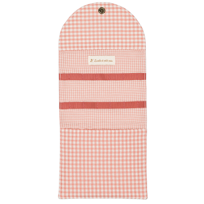 Pochette porte-barrettes - Cerise