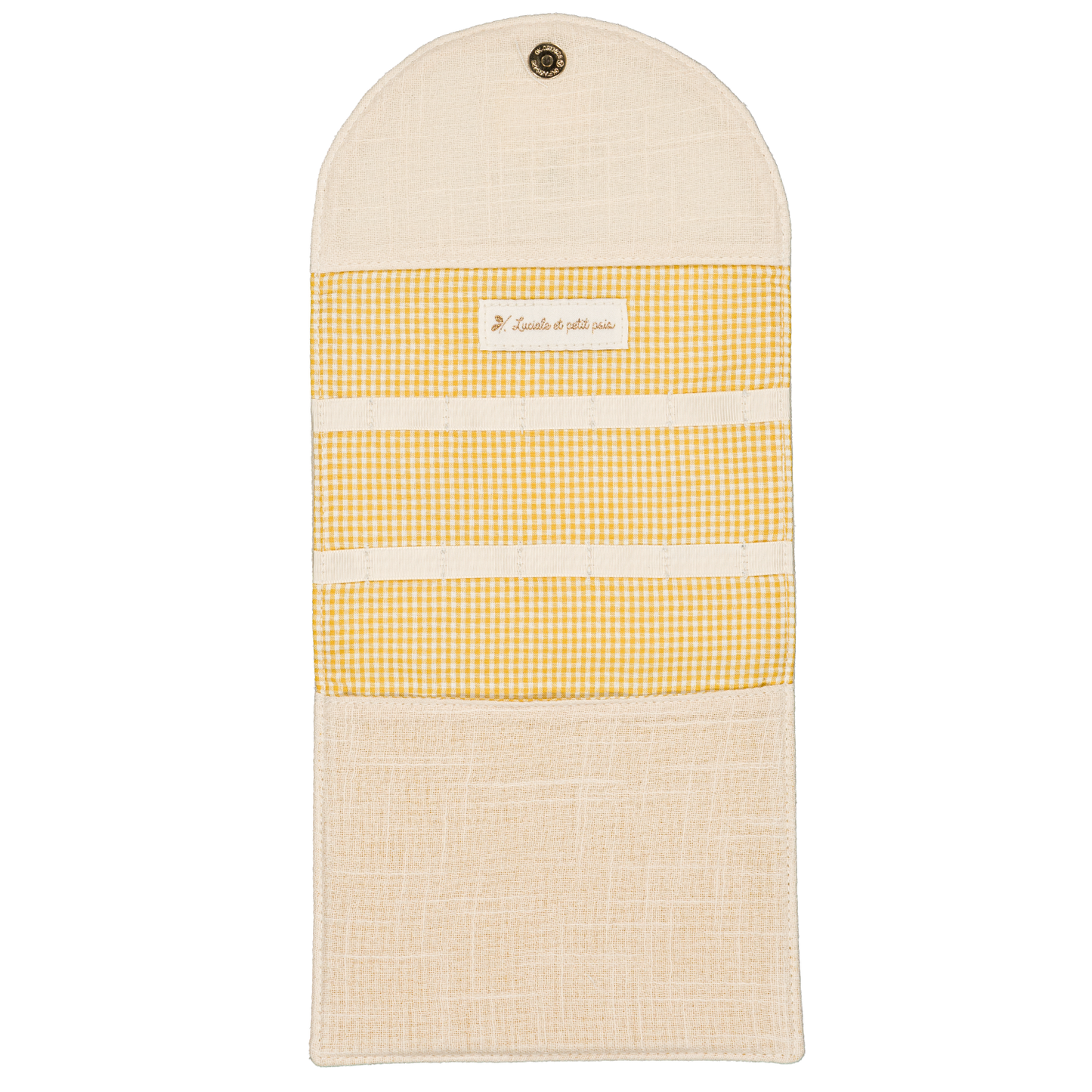 Pochette porte-barrettes - Citron
