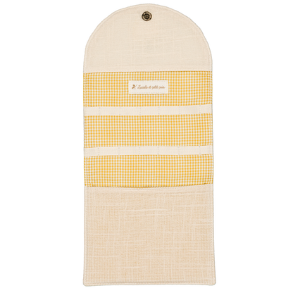 Pochette porte-barrettes - Citron
