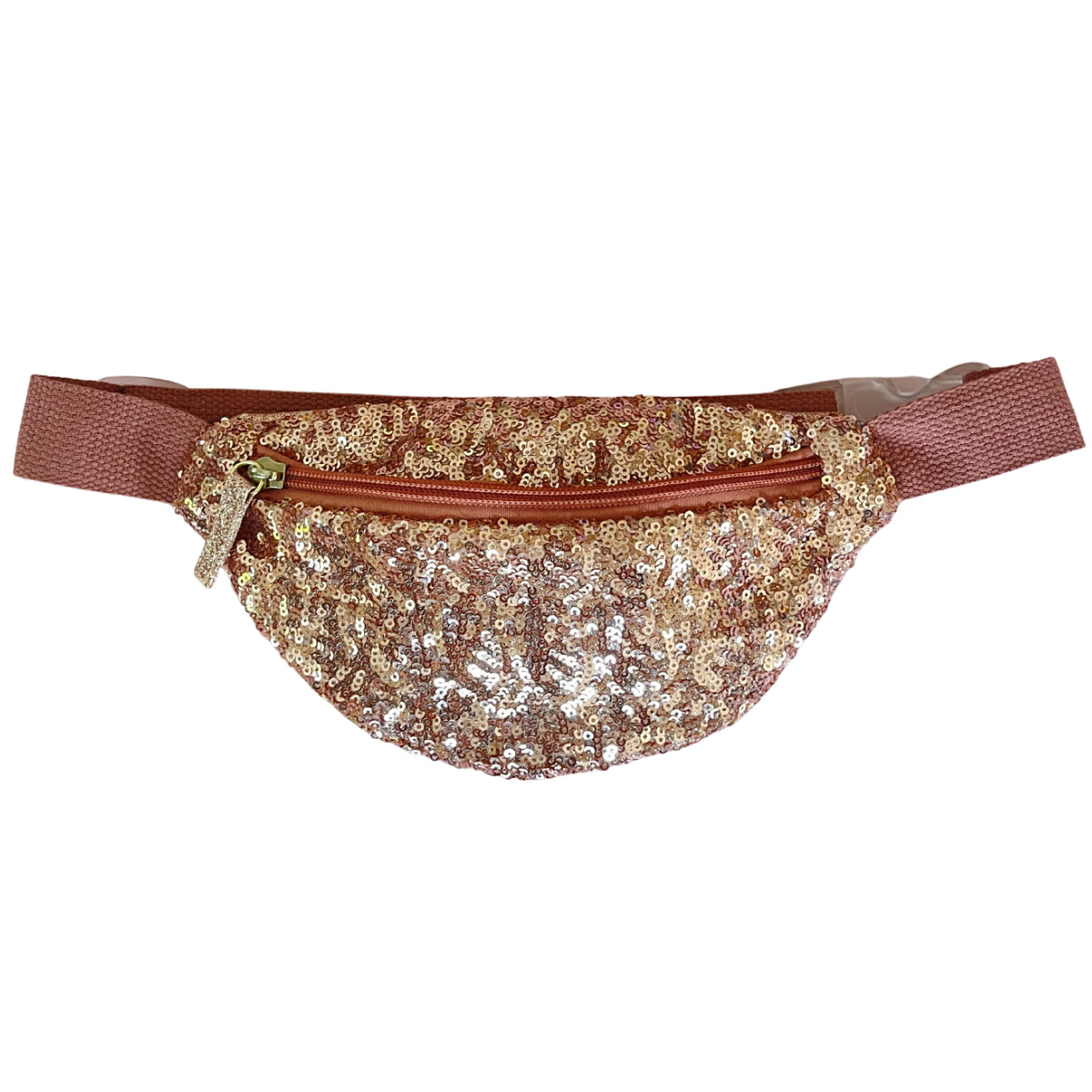 Sac banane - Sequins roses