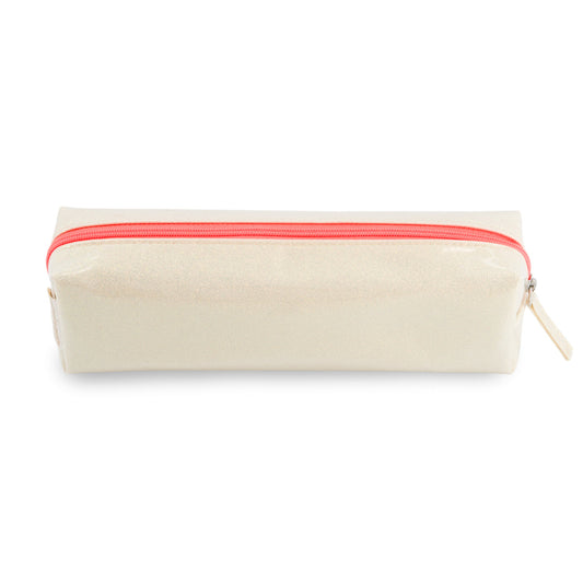 Trousse - Crème/Orange fluo