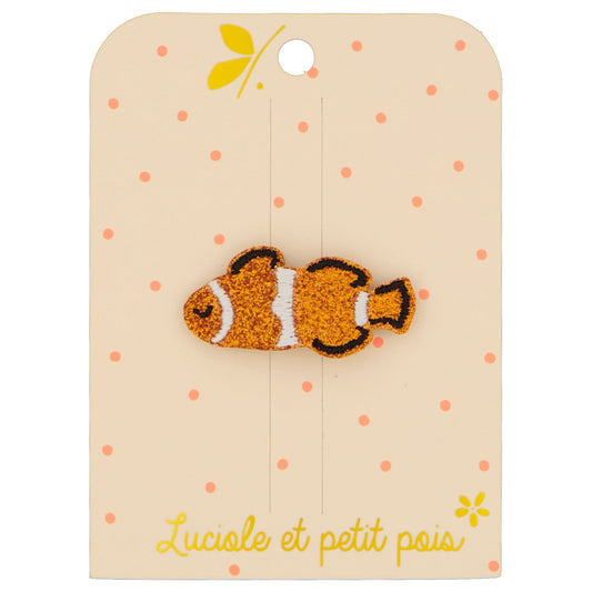 Barrette cheveux poisson clown | Luciole et petit pois