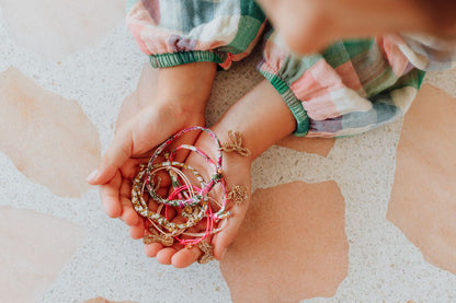 Bracciale Liberty Crimson Pink (fiocco dorato)