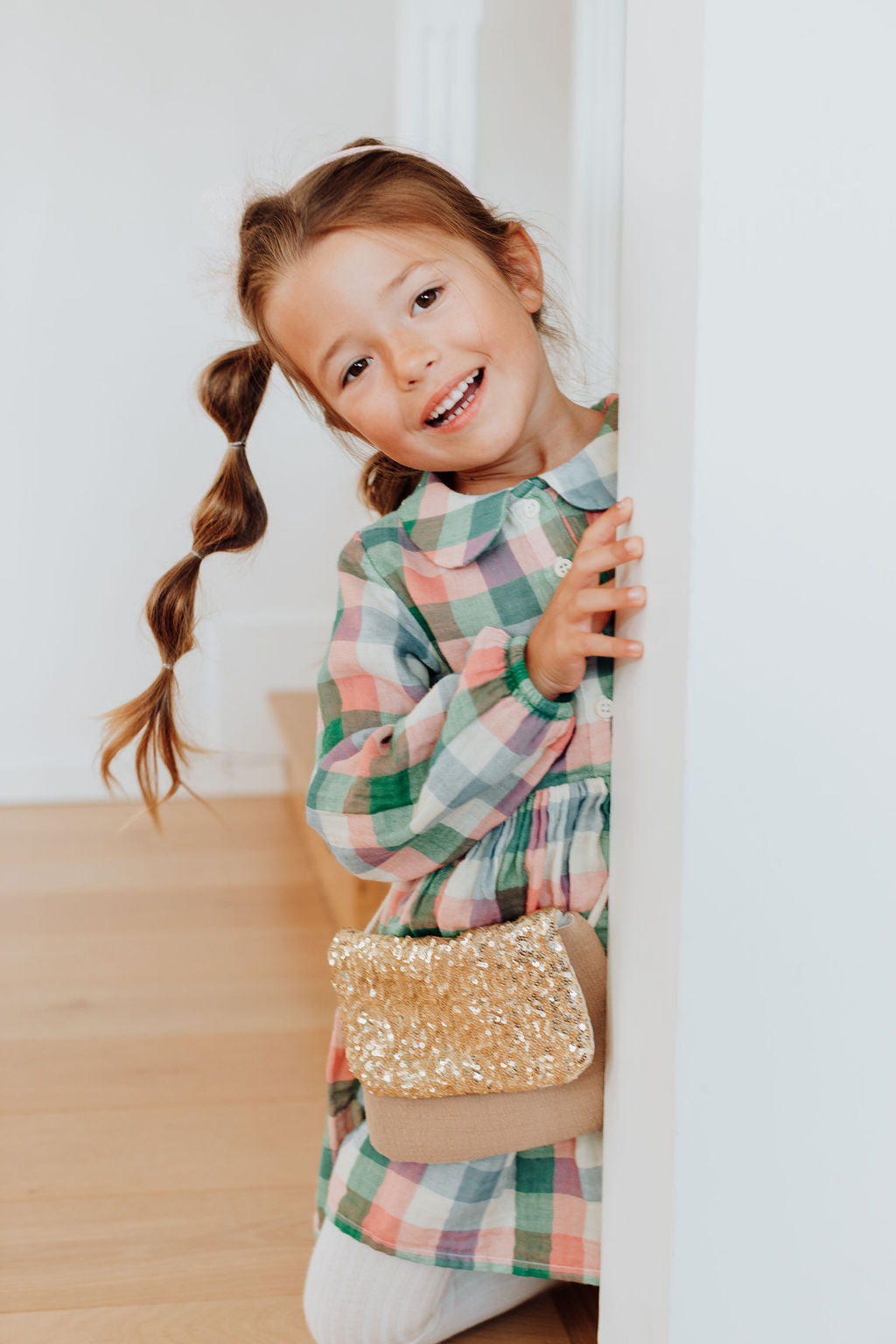 Handbag - Gold Sequins